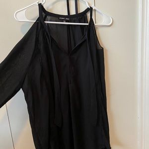 Off the shoulder shear top